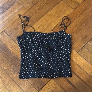 Polka Dot Spaghetti Strap Top